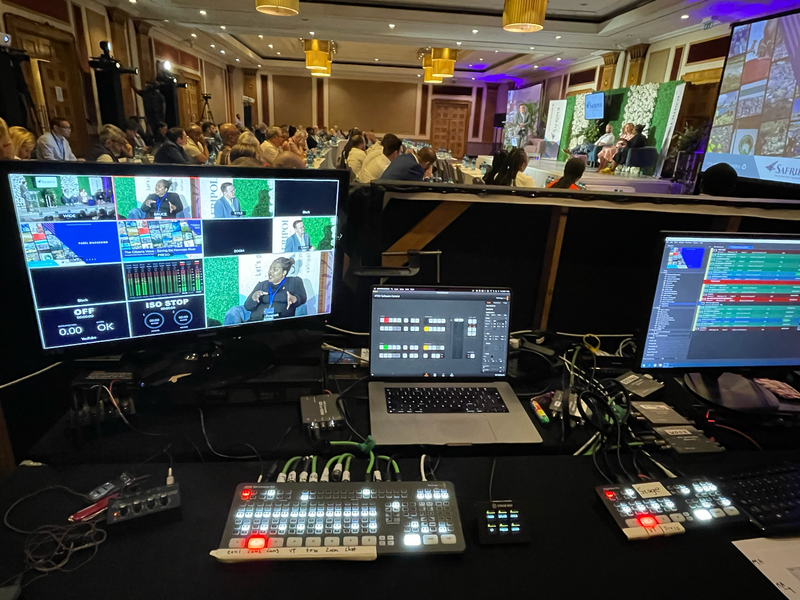 Sound, Lighting, Staging AV & Multicam Streaming for Corporate Event